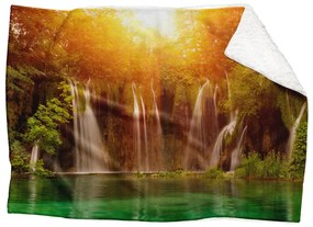 Deka Vodopády  (Rozmer: 150 x 120 cm, Podšitie baránkom: ÁNO)