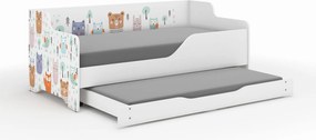 Wooden Toys Detská posteľ LILU 160x80 LAS s funkciou na spanie (1)