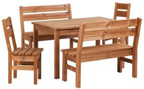 Záhradný drevený set PROWOOD z ThermoWood - SET M3 - Set + dodanie náteru v odtieni TEAK + PCD 91