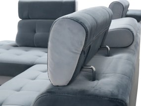 Rohová sedačka 240x165 Moderný rozkladací opierky hlavy Konžský kontajner RBN02