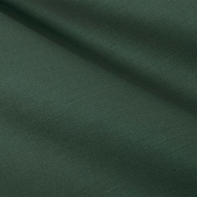 Goldea okrúhly obrus 100% bavlnené plátno - tmavo zelený Ø 110 cm