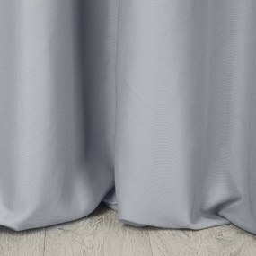 ZATEMŇOVACÍ ZÁVES NA KRÚŽKOCH ESSME 140X250 CM STRIEBORNÁ