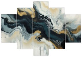 Obraz - Mramorovaná kresba (150x105 cm)