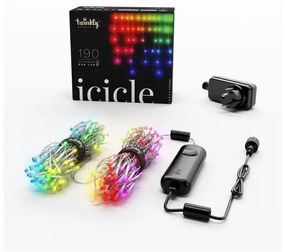 Twinkly TWI190STP-TEU - LED RGB Vonkajší vianočný záves 190xLED 11,5m IP44 Wi-Fi