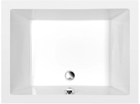 Polysan Polysan, DEEP hlboká sprchová vanička obdĺžnik 100x75x26cm, biela, 72879