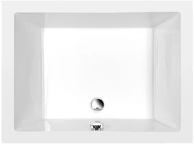 Polysan Polysan, DEEP hlboká sprchová vanička obdĺžnik 100x75x26cm, biela, 72879