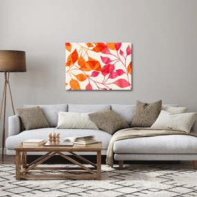 Obraz - Oranžové lístie (70x50 cm)