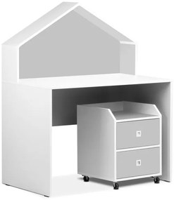 Detský úložný kontajner MIRUM 54,2x42,4 cm biela/šedá