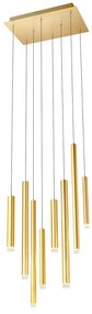 Redo 01-2046 - LED Luster na lanku MADISON 8xLED/4W/230V zlatá