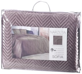 PREHOZ NA POSTEĽ SOFIA 170X210 CM PÚDROVO RUŽOVÝ