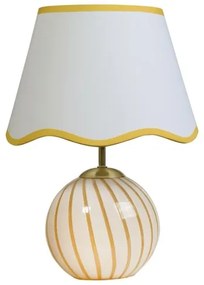 Searchlight EU99410YL - Stolová lampa CELINE 1xE14/60W/230V