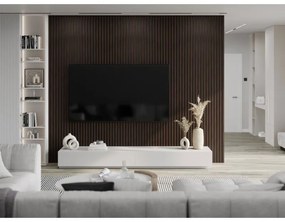 Mexen Lam-B, akustické stenové lamely 275 × 30 cm, HDF doska 4 mm, technická dyha, eben hnedý, S100-275307-3015-022