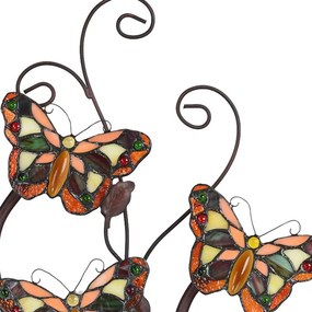 Nástenná lampa Tiffany Papillons - 32 * 68 cm G4 / 4 * 2W