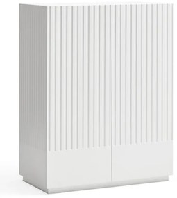 Biela komoda Teulat Doric, šírka 92 cm