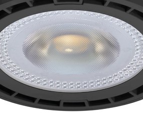 Halogénová LED žiarovka GU10 teplá 3000k 6w 510 lm čierna