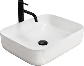 Rea Demi, umývadlo na dosku 51x39 cm, biela, REA-U1953