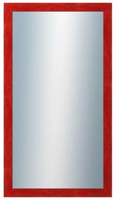 DANTIK - Zrkadlo v rámu, rozmer s rámom 50x90 cm z lišty RETRO červená (2534)