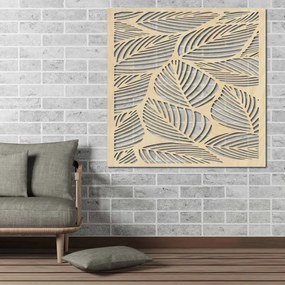 Vyrezávaný Drevený obraz na stenu z preglejky I 3D HODINY PR0269 HEU+