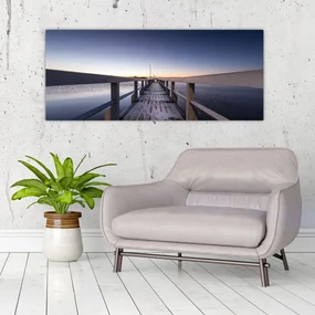 Obraz - Na móle (120x50 cm)