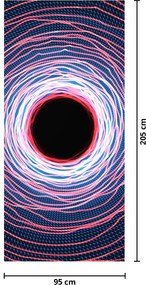 Fototapeta na dvere - Abstrakcia kruhu (95x205cm)