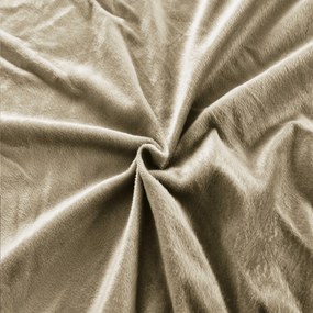 Plachta mikroplyš SOFT 90x200 cm hnedé