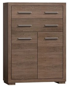 Komoda Kella KL7 (santana tmavá). Vlastná spoľahlivá doprava až k Vám domov. 1122350