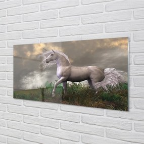 Obraz plexi Unicorn mraky 125x50 cm