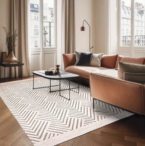 Luxusný vlnený koberec v béžovo krémovom prevedení Alster Šírka: 200 cm | Dĺžka: 300 cm
