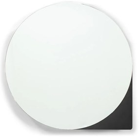 Čierna kovová závesná/so zrkadlom kúpeľňová skrinka 55x55 cm Sonnet – Spinder Design