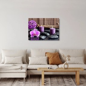 Sklenený obraz - Relaxácia (70x50 cm)