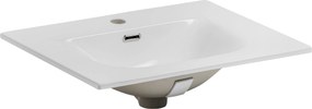 Comad Nábytkové keramické umývadlo SKY 60-8099, 61x46 cm, biela lesklá