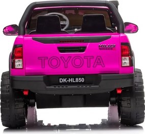 LEAN CARS Toyota Hilux Ružová batéria