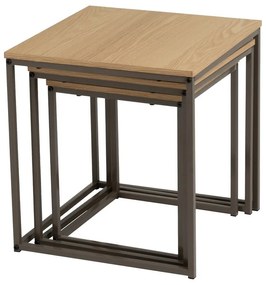 Odkladacie stolíky v súprave 3 ks 40x40 cm – Casa Selección