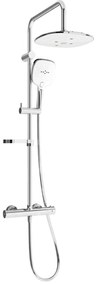 Mexen KX17 sprchový set s termostatickou batériou Kai, chrómová-biela, 771501791-02