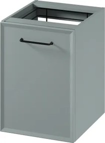 Cersanit S1022-010-Závesná kúpeľňová skrinka s košom na bielizeň MILLE 40x45 cm mintová