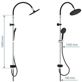 Schütte Sprchový systém Matao Rain  (100290776)