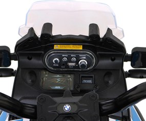 Ramiz Policajný motocykel BMW F850 GS s batériou pre deti + pomocné kolesá + siréna + svetlá + 2 kufre + bezplatné štartovanie