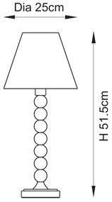 Endon 114735 - Stolná lampa HIGGLEDY 1xE14/7W/230V ružová/oranžová