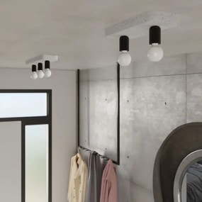 Sollux  SL.1158 - Bodové svietidlo TAVO 3xE27/15W/230V betón