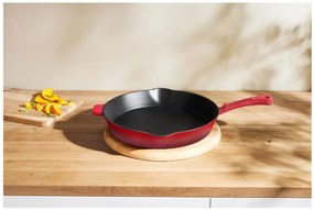 Silvercrest®  Liatinová panvica Premium, 30 cm (červená)  (100393139)