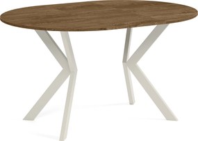 Okrúhly rozkladací jedálensky stôl DEVO Veľkosť: 90 - 128 cm