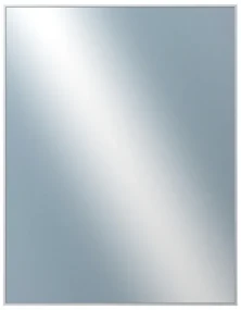 DANTIK - Zrkadlo v rámu, rozmer s rámom 70x90 cm z lišty Hliník strieborná (7022004)