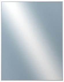 DANTIK - Zrkadlo v rámu, rozmer s rámom 70x90 cm z lišty Hliník strieborná (7022004)
