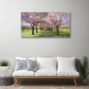 Obraz na plátne Chodník stromy príroda 120x60 cm
