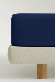 Plachta s gumičkou JERSEY tmavomodrá Rozmer: 90x200x30 cm