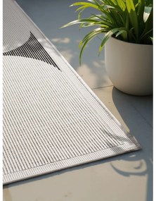 Čierno-biely vnútorný a vonkajší koberec 160x230 cm Duet Bowen – NORTHRUGS