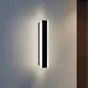 Vonkajšie LED nástenné svietidlo MIRANA S LED/8W/230V 4000K IP44 30 cm čierna