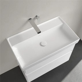 VILLEROY &amp; BOCH Collaro umývadlo na skrinku bez otvoru, bez prepadu, 800 x 470 mm, biela alpská, 4A338301