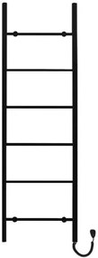 HOPA Primavera elektrický vešiak na uteráky 160x50 cm čierny matný RADPRI501631