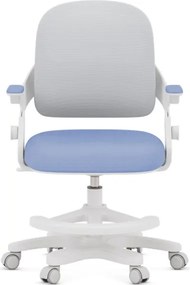 Detská otočná stolička Mark Adler Junior 4.3 modrá / sivá